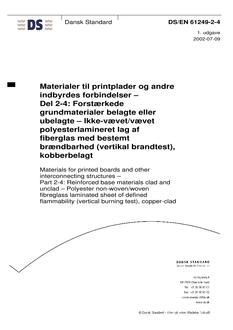 DANSK DS/EN 61249-2-4