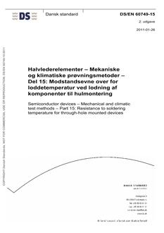 DANSK DS/EN 60749-15