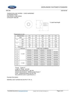 FORD WD 250