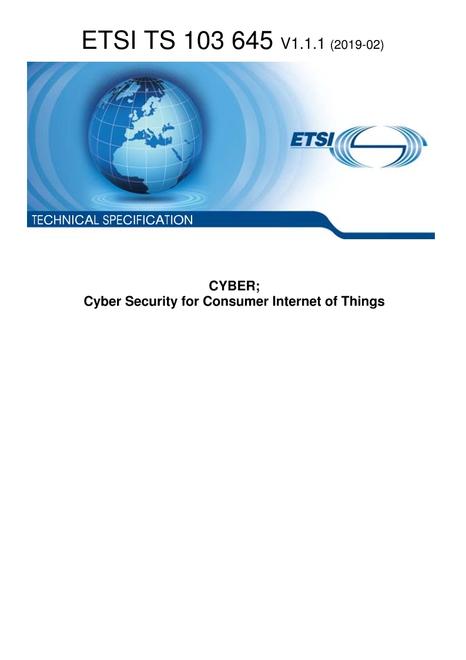 ETSI TS 103 645
