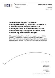 DANSK DS/EN 62196-2