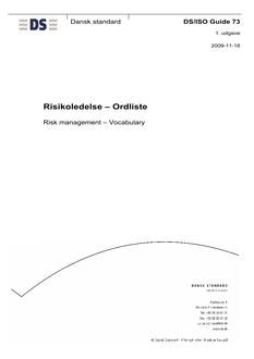DANSK DS/ISO GUIDE 73