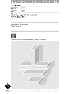 CEI EN 60851-1