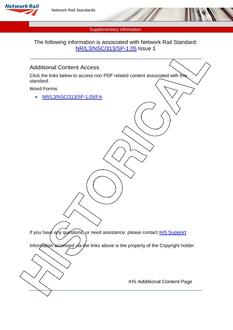 NR NR/L3/NSC/313/SP-1.05 ISSUE 1