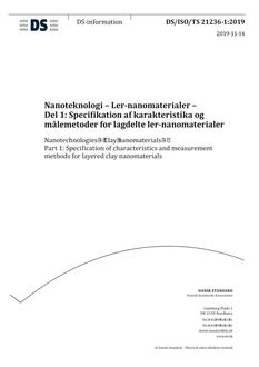 DANSK DS/ISO/TS 21236-1