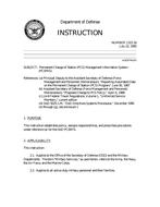 DOD DODI-1315.16
