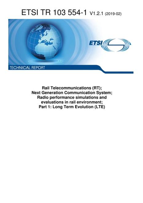 ETSI TR 103 554-1