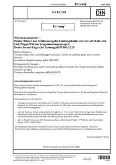 DIN EN 308 - DRAFT