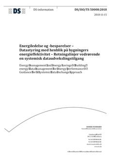 DANSK DS/ISO/TS 50008