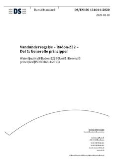DANSK DS/EN ISO 13164-1