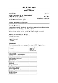 NR RT/E/P/27181 ISSUE 1