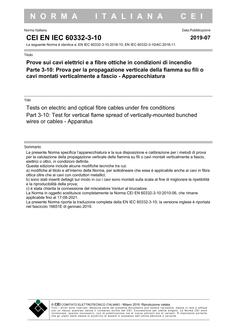 CEI EN IEC 60332-3-10
