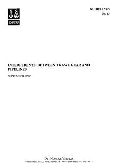 DNV DNV GUIDELINES 13