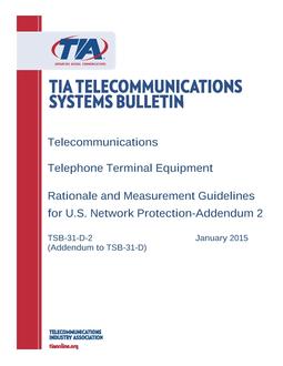 TIA TSB-31-D