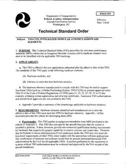 FAA TSO C153