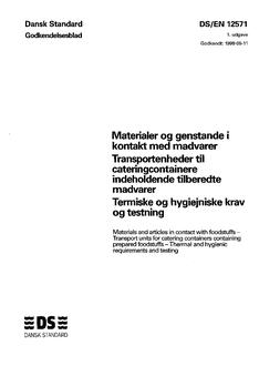 DANSK DS/EN 12571