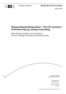 DANSK DS/EN IEC 62271-213
