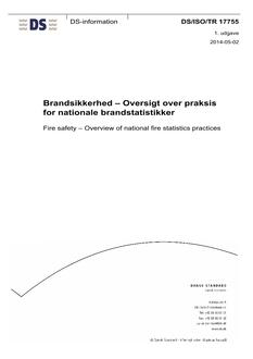 DANSK DS/ISO/TR 17755