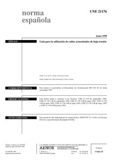 AENOR UNE 21176