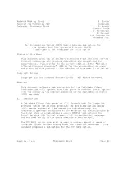 IETF RFC 3634