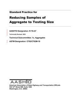 AASHTO R 76-23