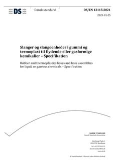 DANSK DS/EN 12115