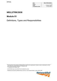 NR NR/L2/TRK/3038/01 ISSUE 1