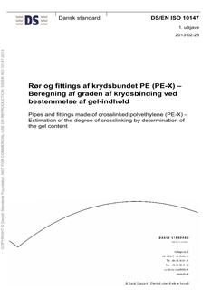 DANSK DS/EN ISO 10147