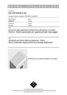 CEI EN 60335-2-32