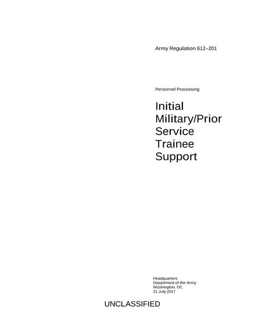 ARMY AR 612-201