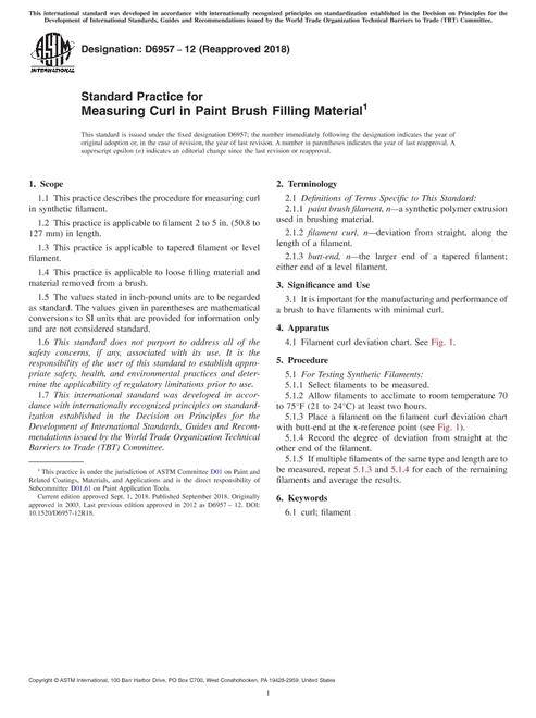 ASTM D6957-12(2018)