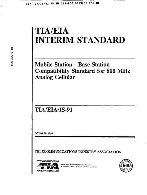 TIA TIA/EIA/IS-91