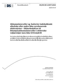 DANSK DS/EN IEC 63057