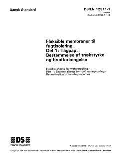 DANSK DS/EN 12311-1