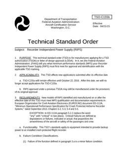 FAA TSO C155B