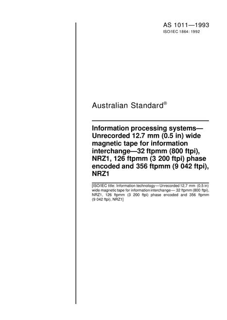 AS 1011-1993