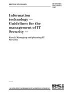 BS ISO/IEC TR 13335-2:1997