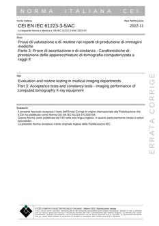 CEI EN IEC 61223-3-5