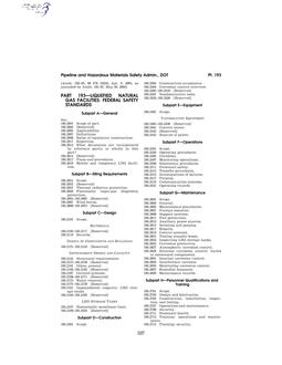 DOT 49 CFR PART 193