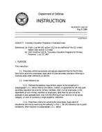 DOD DODI-1322.19