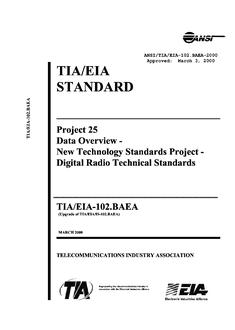 TIA ANSI/TIA/EIA-102.BAEA