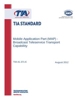TIA ANSI/TIA-41.371-E