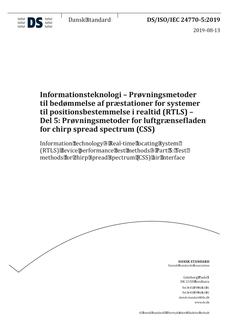DANSK DS/ISO/IEC 24770-5