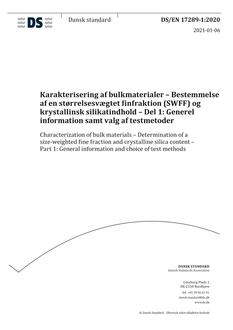 DANSK DS/EN 17289-1
