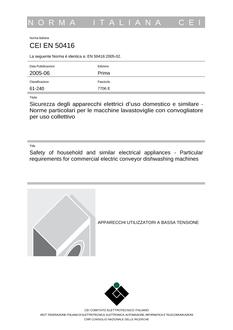 CEI EN 50416