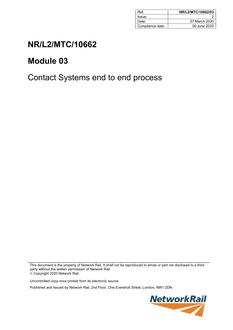 NR NR/L2/MTC/10662/03 ISSUE 2