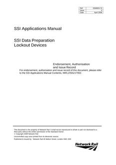 NR SSI8003-74 ISSUE 4
