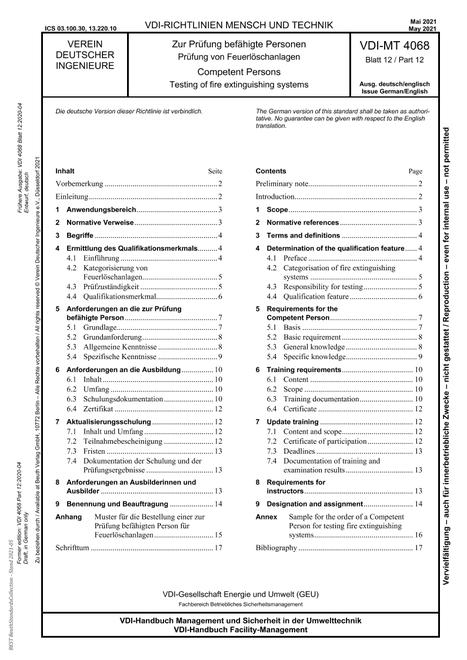 VDI VDI-MT 4068 BLATT 12