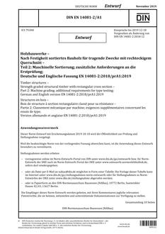 DIN EN 14081-2/A1 - DRAFT