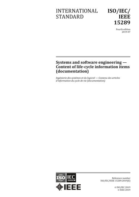 IEEE/ISO/IEC 15289-2019